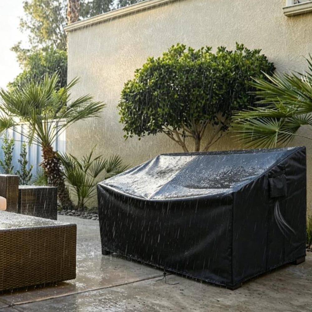 Outdoor Furniture Heavy - Heavy-Duty Patio Sofa Cover Waterproof Outdoor