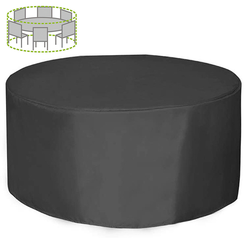 Outdoor Furniture Heavy - 12 Sizes Round Furniture Cover 210D