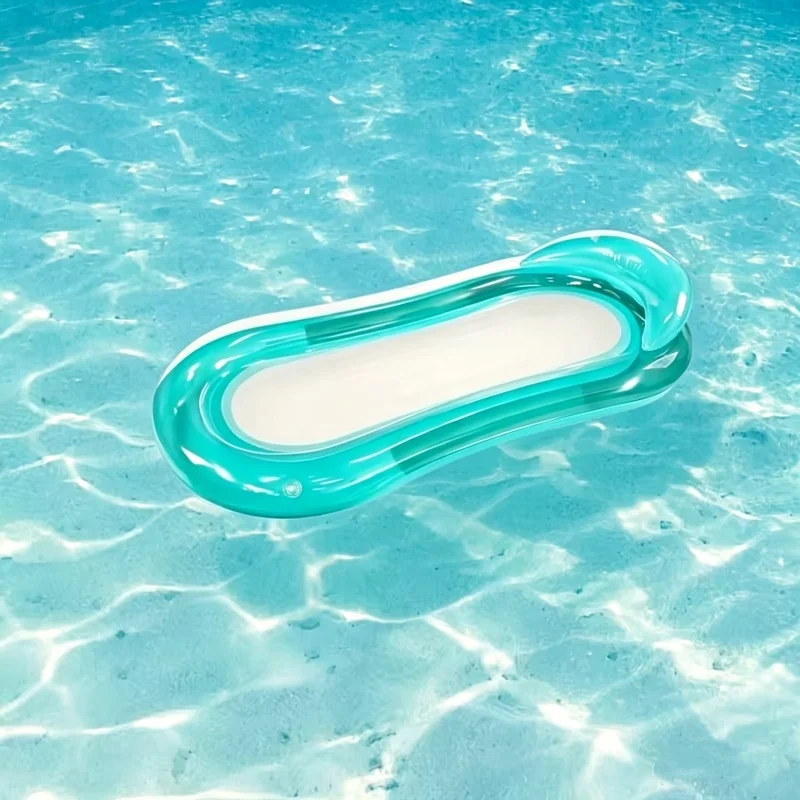 Outdoor Furniture For Pool - Inflatable Mesh Floating Hammock Lounge Chair