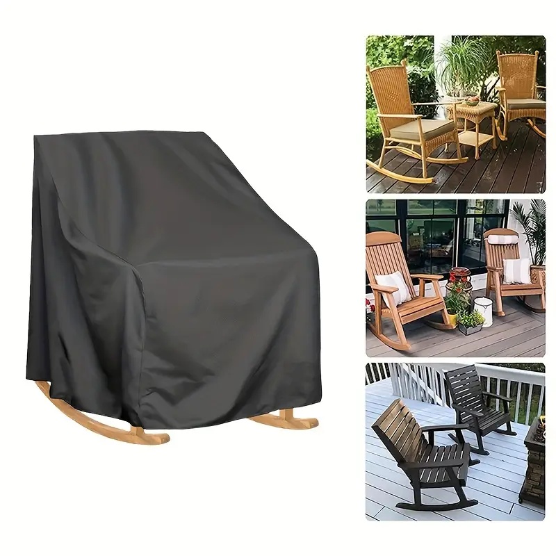 Outdoor Furniture Heavy - Heavy-Duty Oxford Fabric Outdoor Rocking Chair