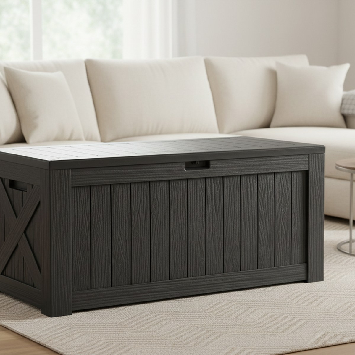 Outdoor Furniture For Pool - Large 120 Gallon Outdoor Deck Box
