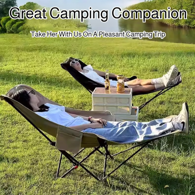 Outdoor Furniture Polywood - Portable Folding Chair Folding Recliner Curved