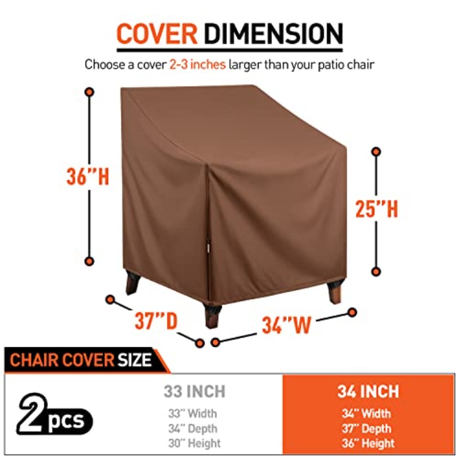 Waterproof Patio Chair Covers, - Outdoor Furniture Heavy review and price