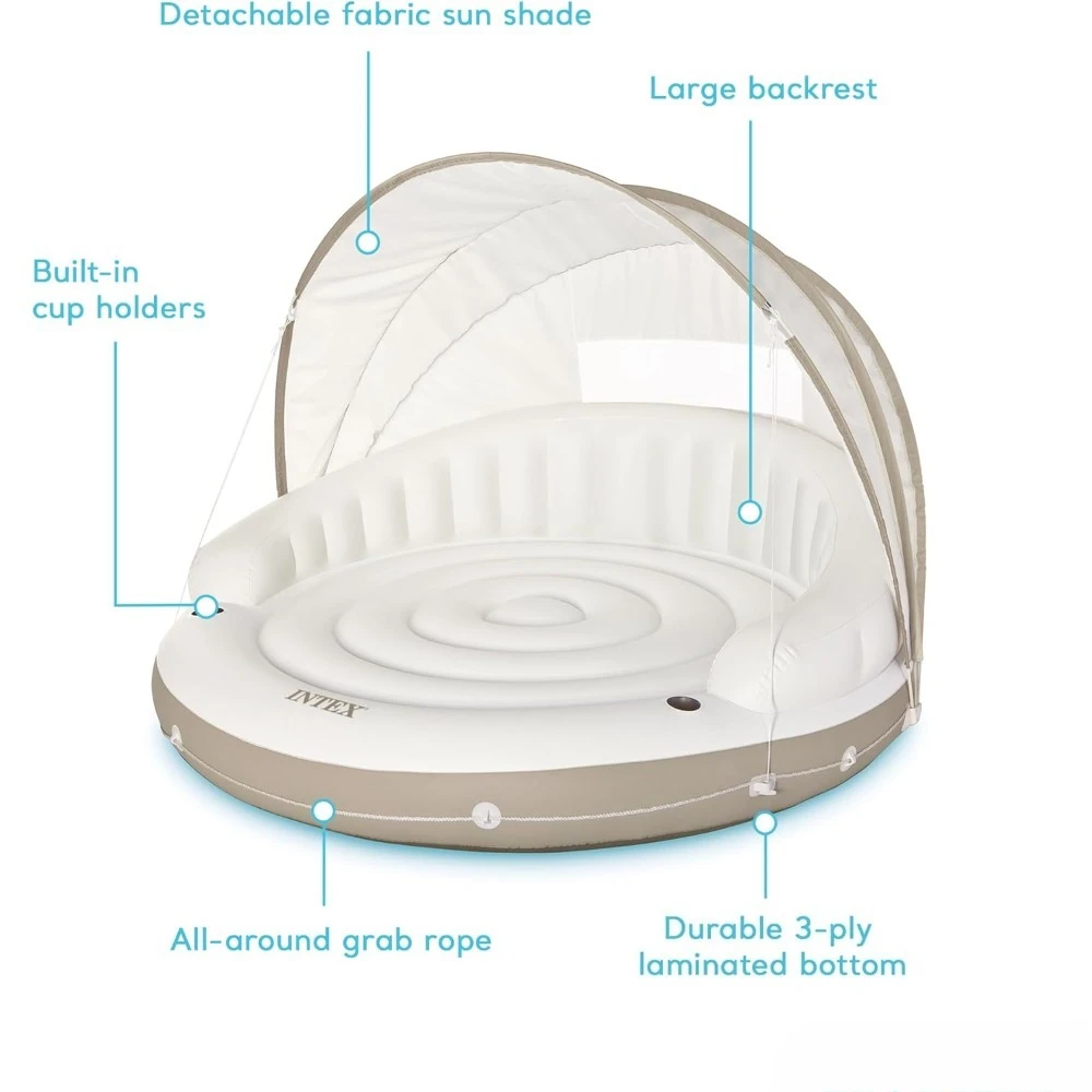Canopy Island Inflatable Pool  - Outdoor Furniture For Pool review and price