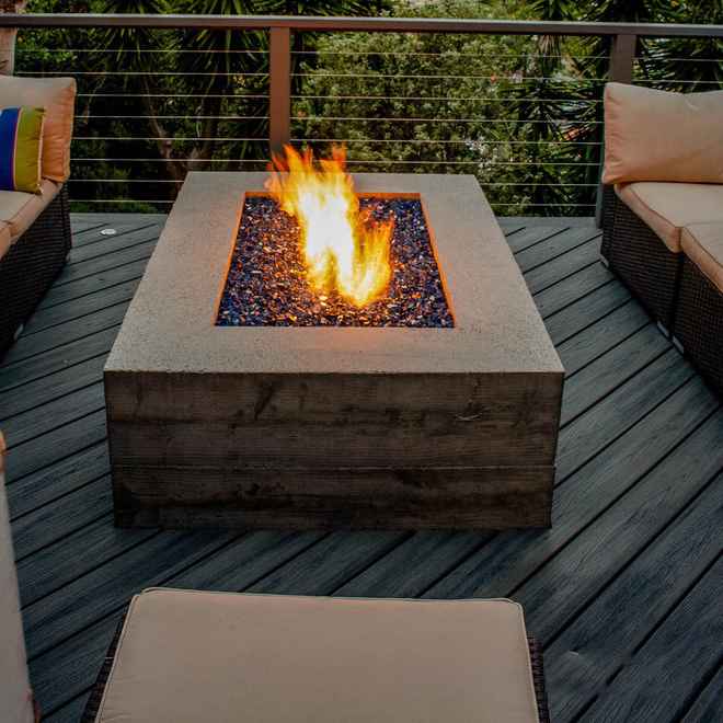 is-Modern Corten Steel Fire Pl - Outdoor Furniture With Fire Pit Table review and price