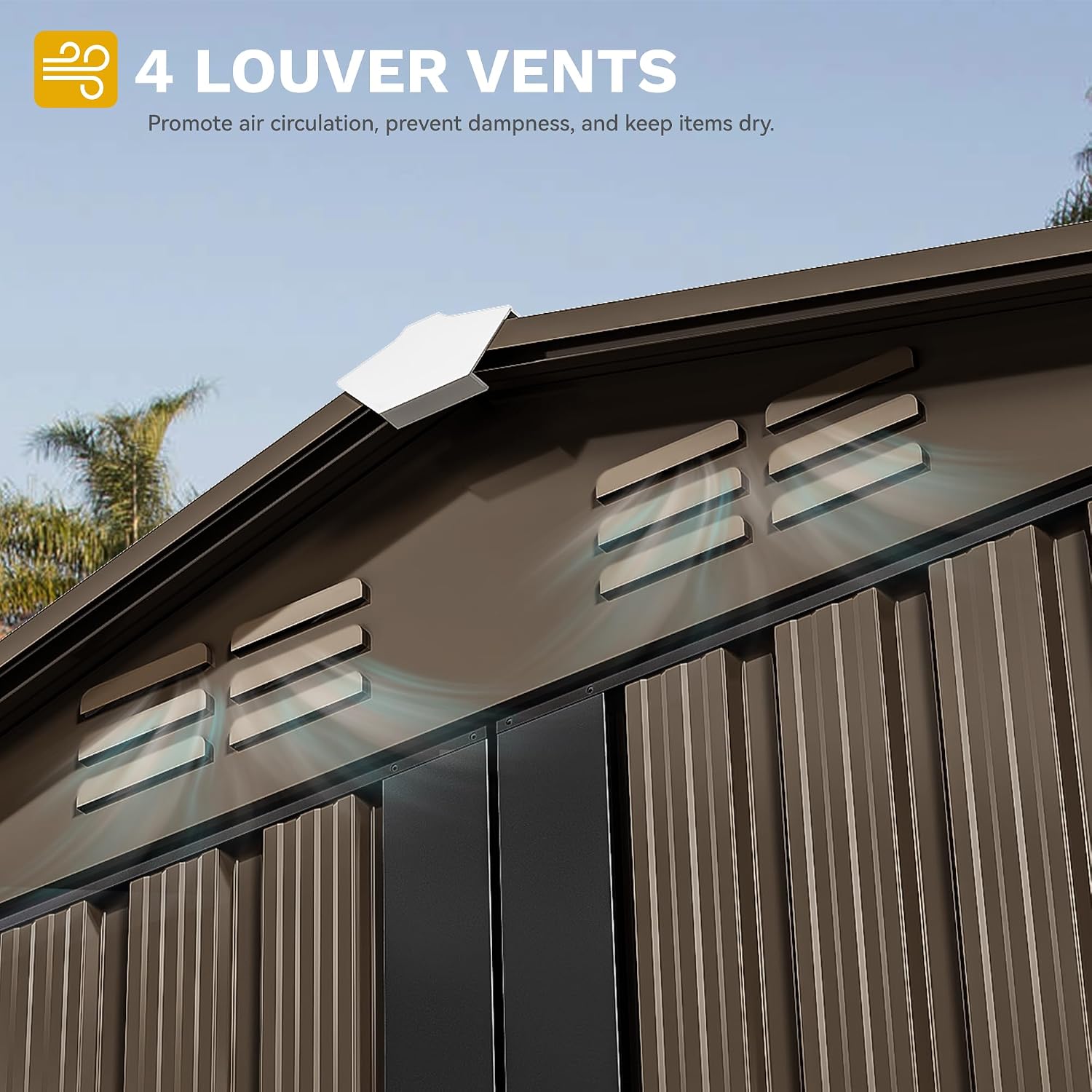 6x4ft Metal Outdoor Storage Sh - Outdoor Furniture Heavy review and price