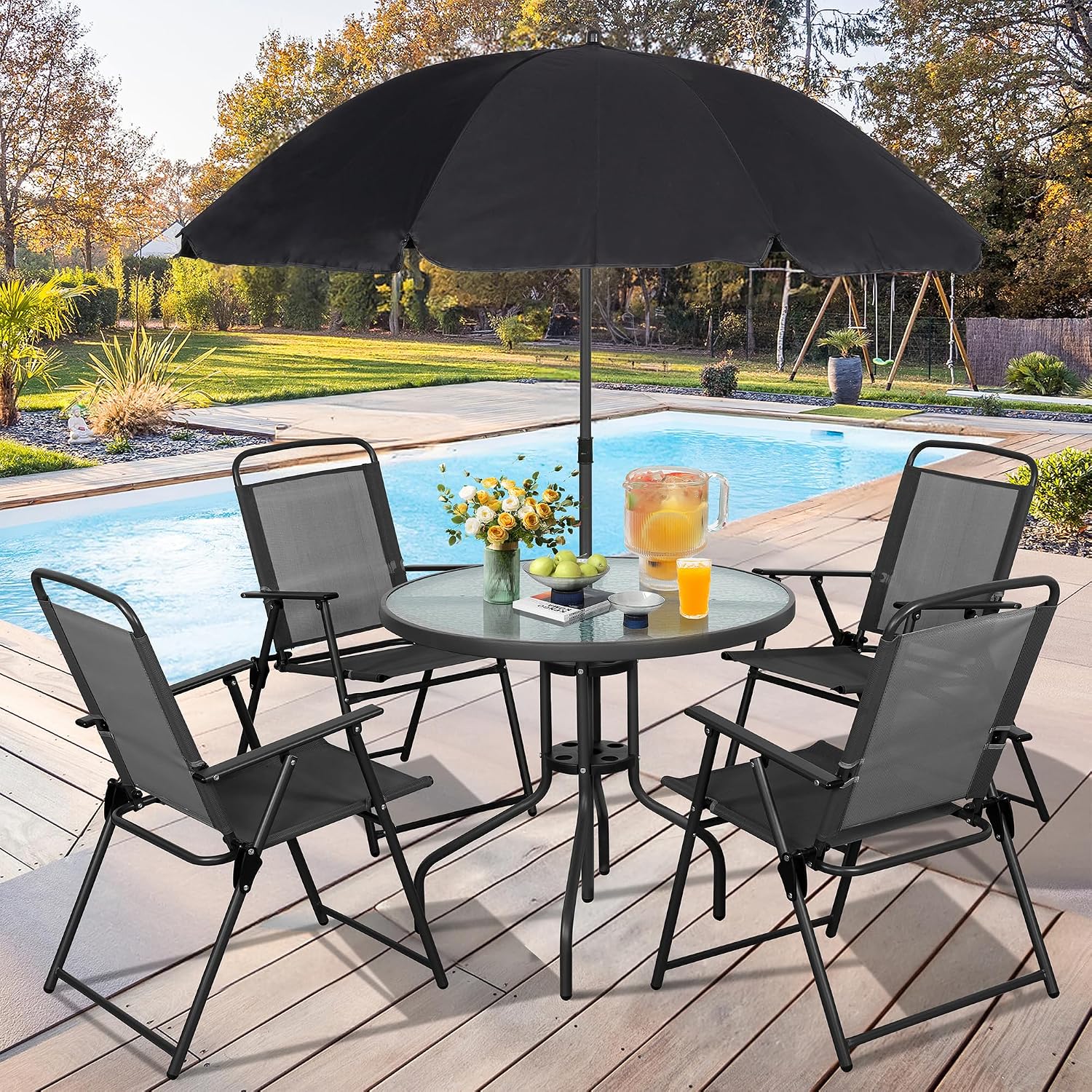 Metal Patio Dining Set Outdoor - Outdoor Furniture Polywood review and price