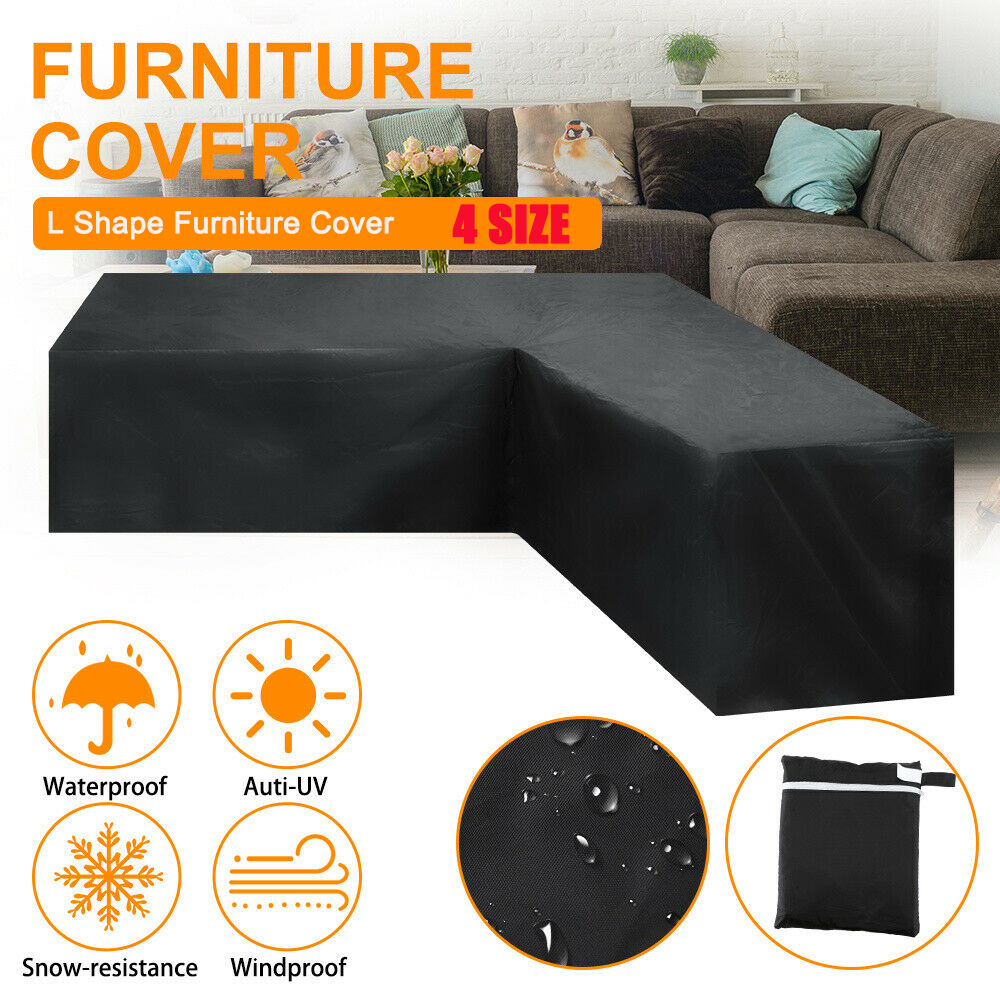 L Shape Furniture Waterproof C - Outdoor Furniture Rattan review and price