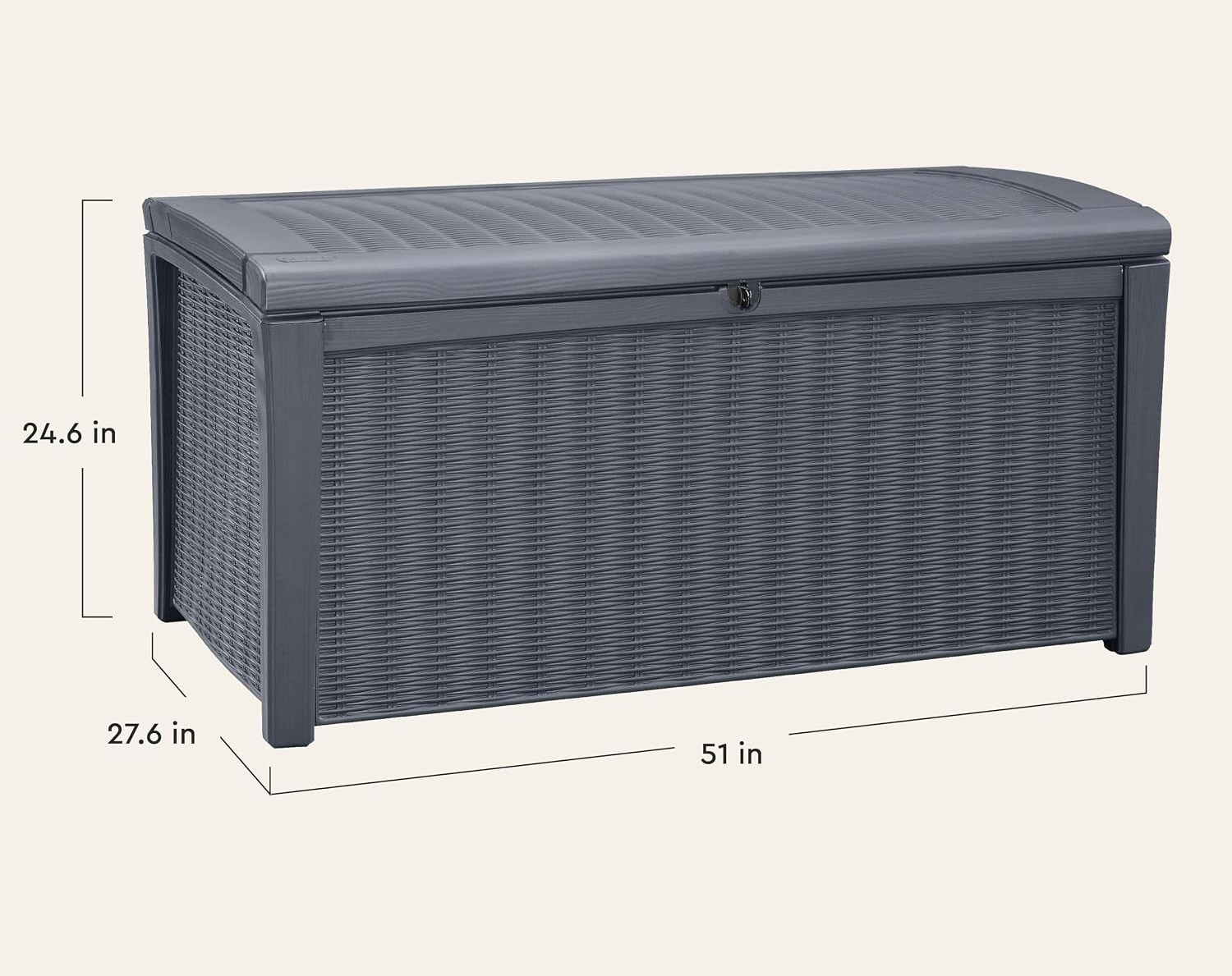 110 Gallon Outdoor Storage Dec - Outdoor Furniture Rattan review and price