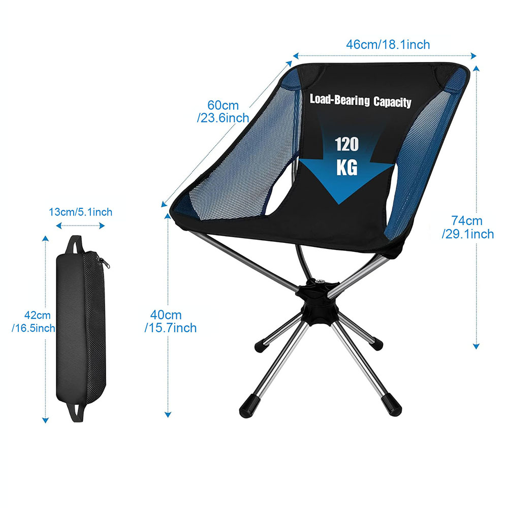 Folding Camping Chair 360° Rot - Outdoor Furniture Polywood review and price