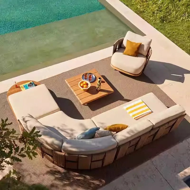 Nordic outdoor rattan sofa vil - Outdoor Furniture Rattan review and price