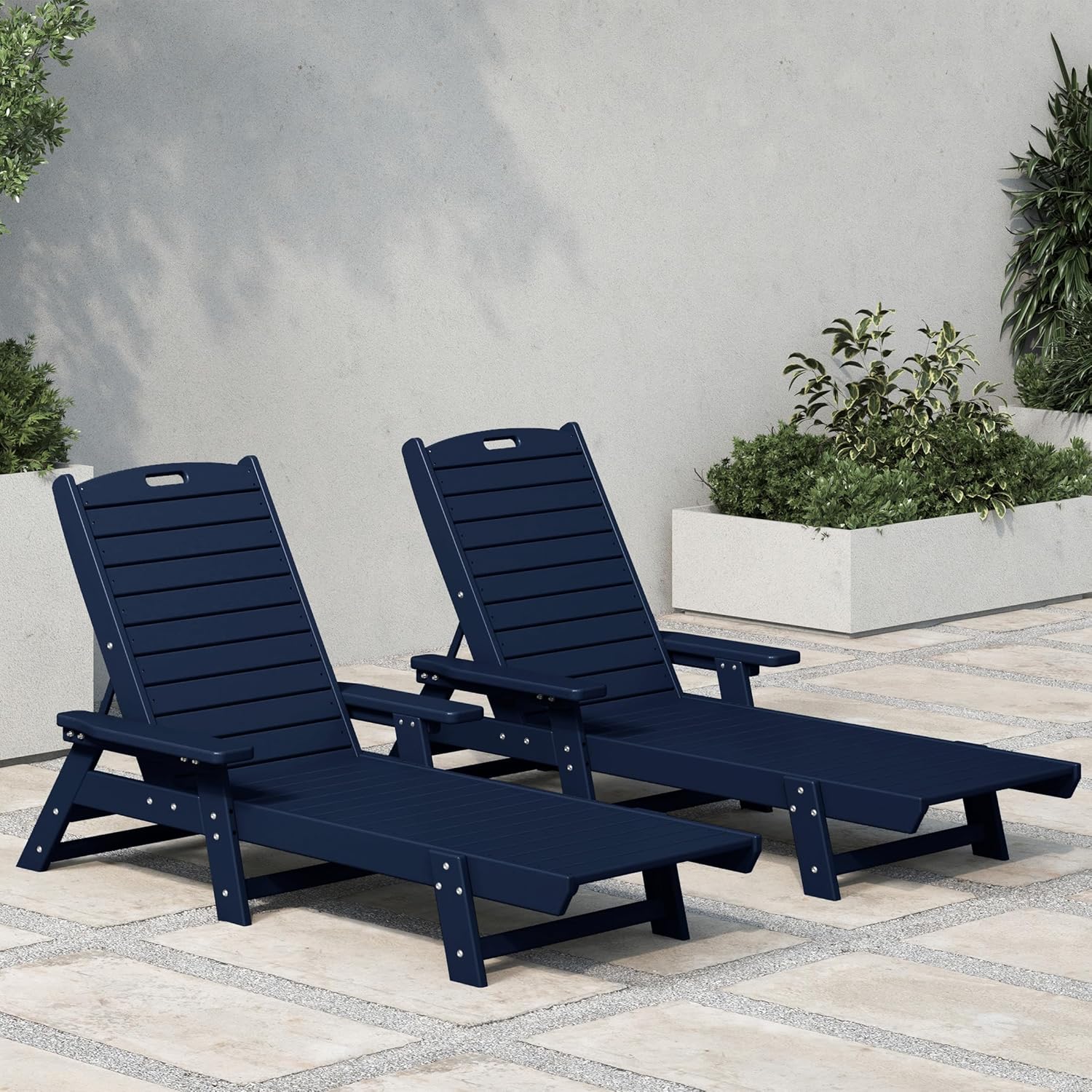 Malibu Poly Reclining Chaise L - Outdoor Furniture Polywood review and price