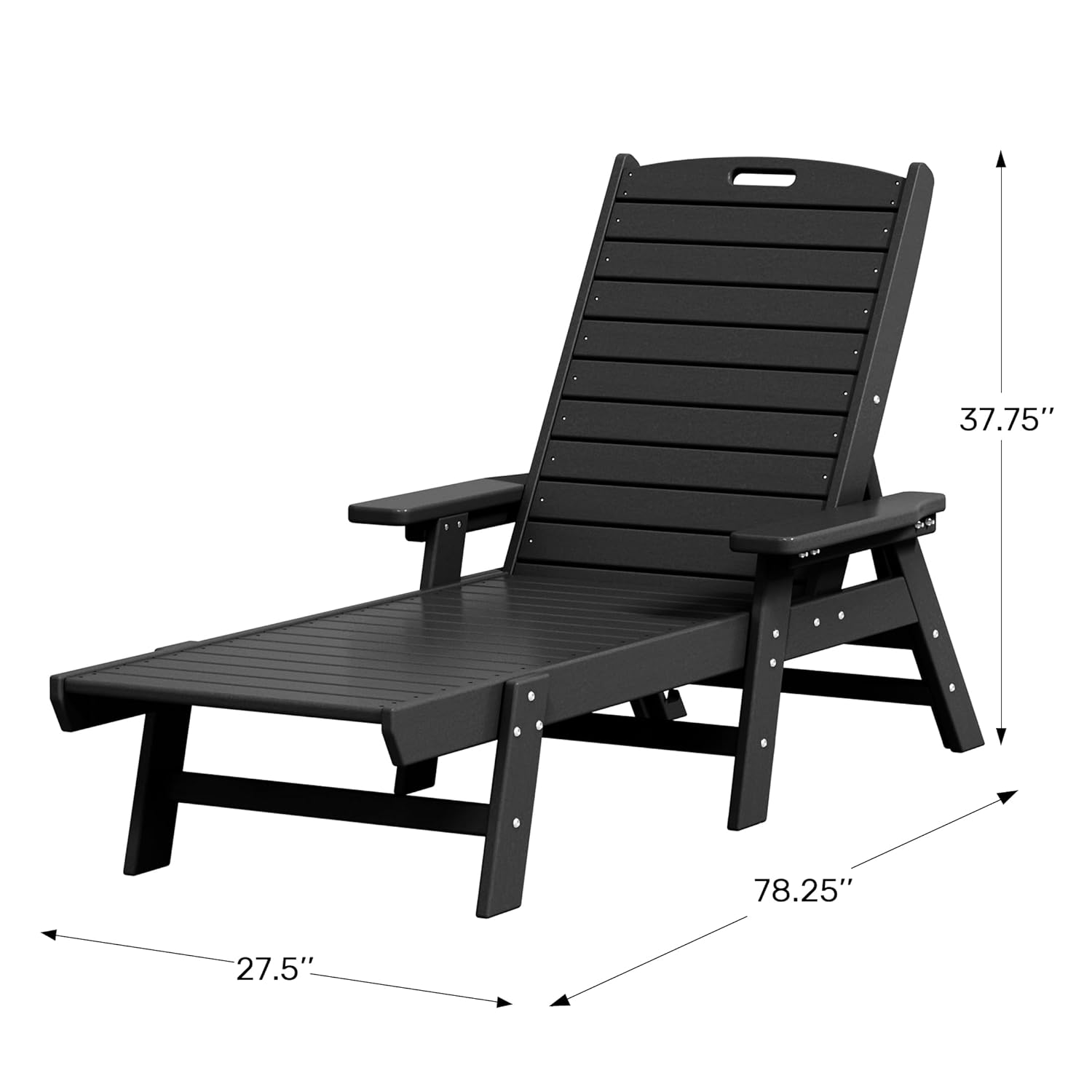 Malibu Poly Reclining Chaise L - Outdoor Furniture Polywood review and price