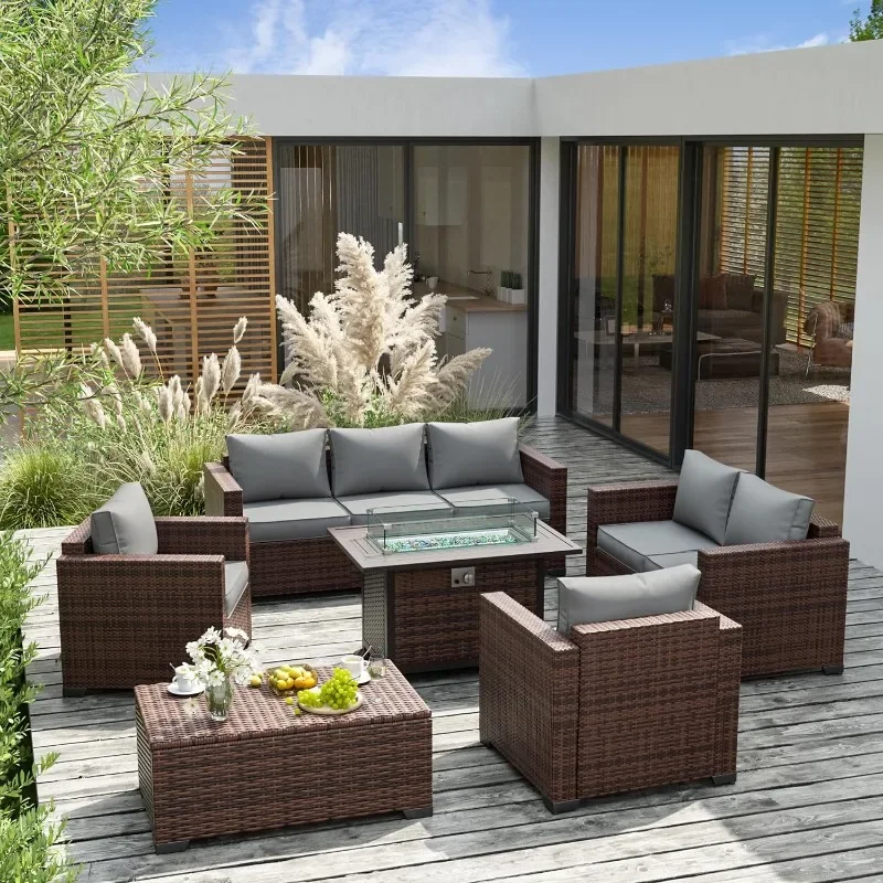 A Furniture Set with Fire Pit  - Outdoor Furniture With Fire Pit Table review and price