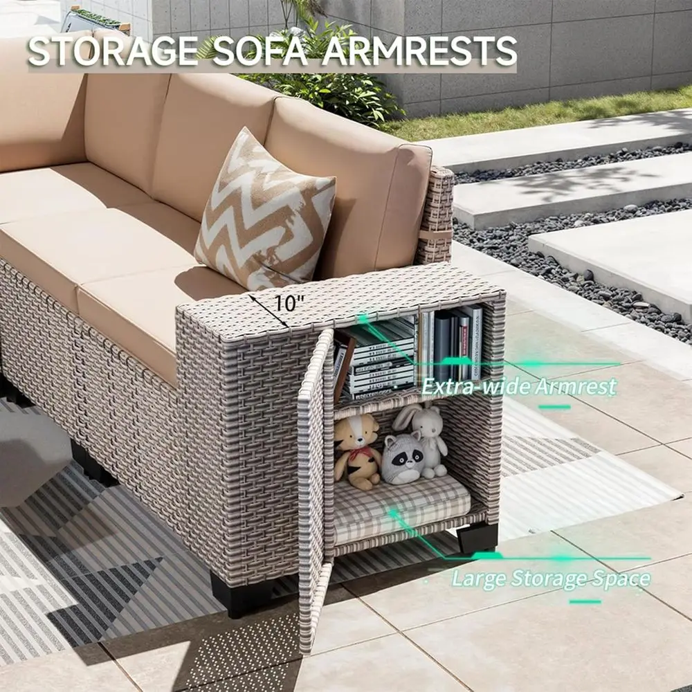7-Piece Outdoor Patio Furnitur - Outdoor Furniture With Fire Pit Table review and price