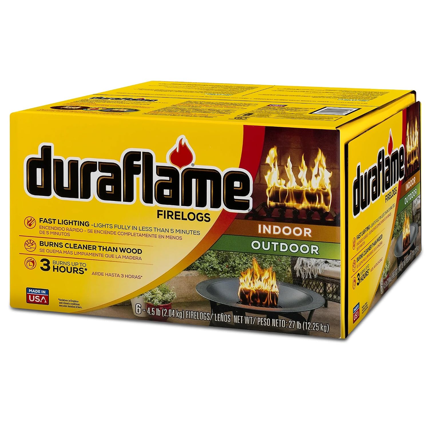 6-Pack Indoor/Outdoor Logs for - Outdoor Furniture With Fire Pit review and price