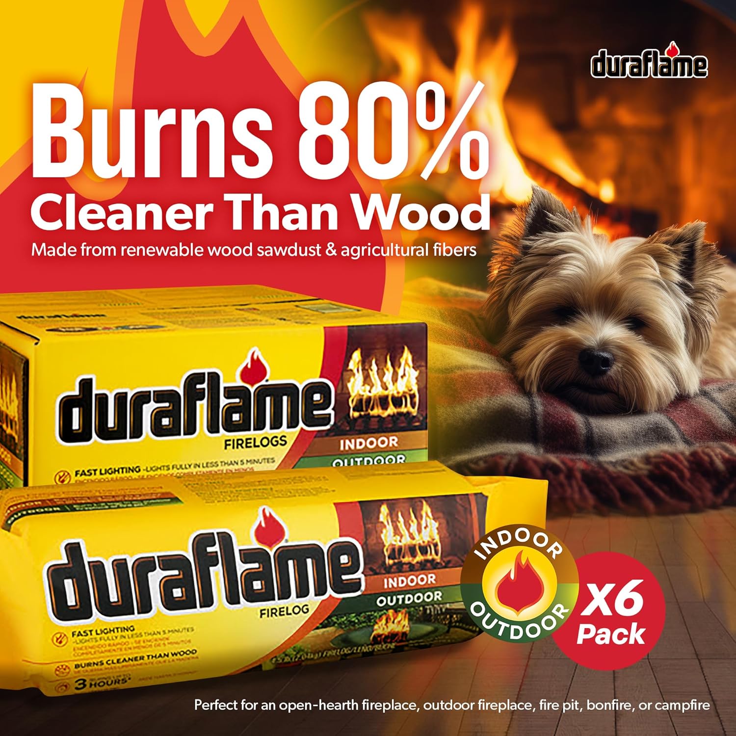 6-Pack Indoor/Outdoor Logs for - Outdoor Furniture With Fire Pit review and price