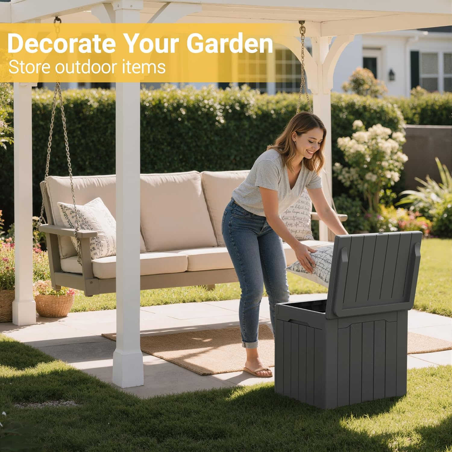 31 Gallon Outdoor Storage Box  - Outdoor Furniture For Pool review and price