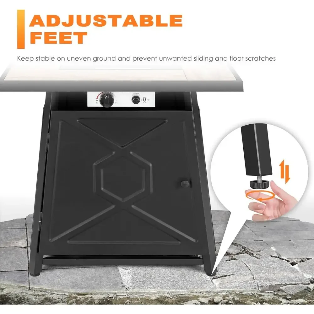 5-Piece Outdoor Patio Furnitur - Outdoor Furniture With Fire Pit Table review and price
