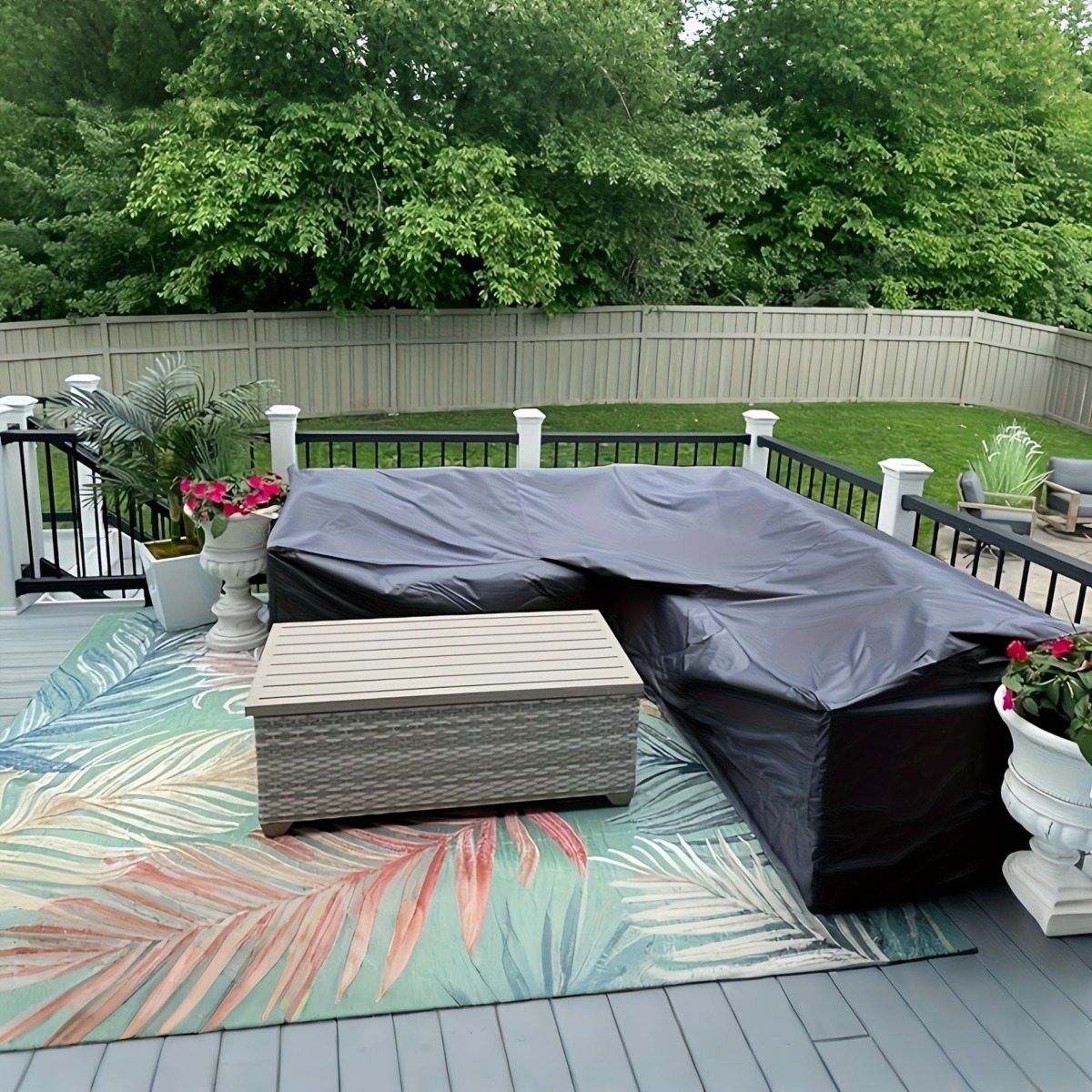 L-shaped Outdoor Sofa Cover, W - Outdoor Furniture L Shape review and price